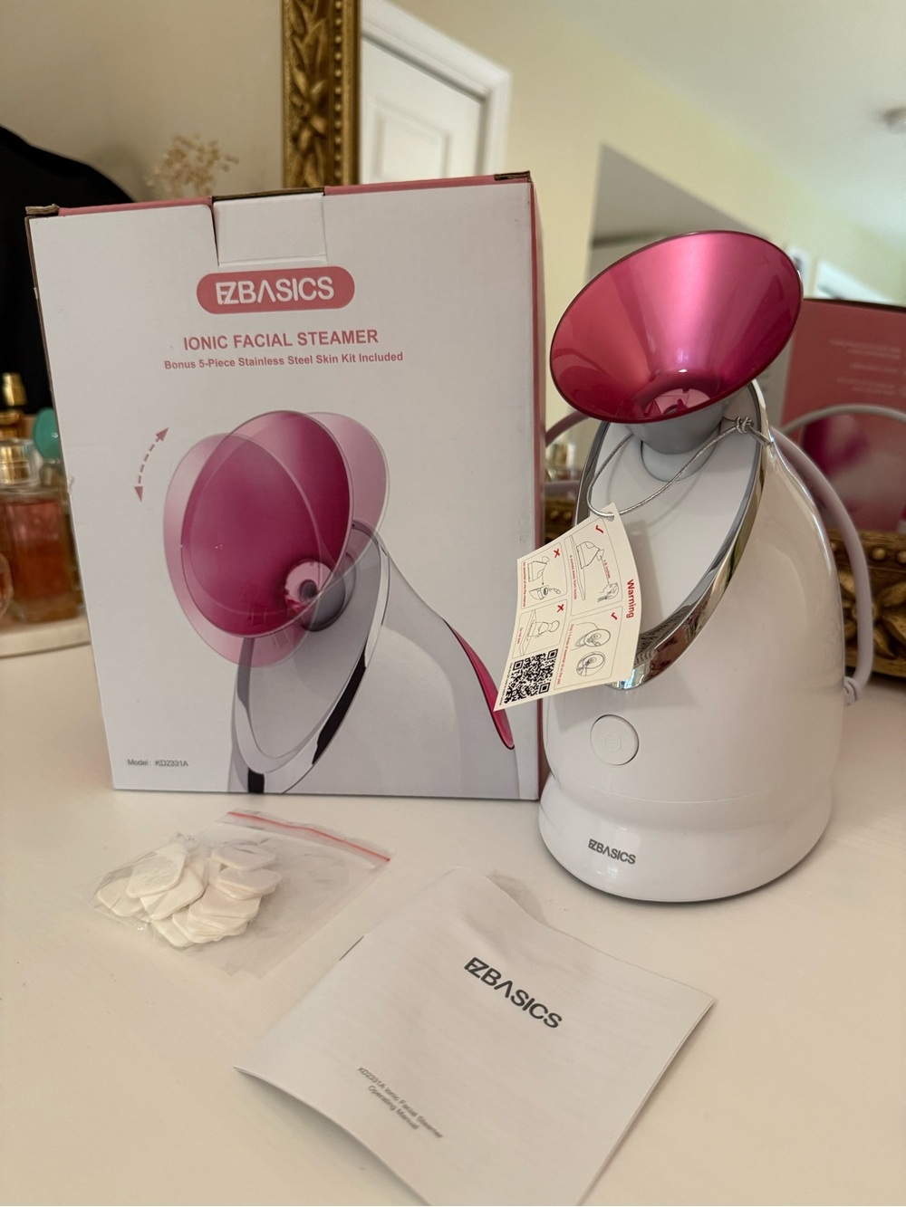 EZBASICS Ionic Facial Steamer
